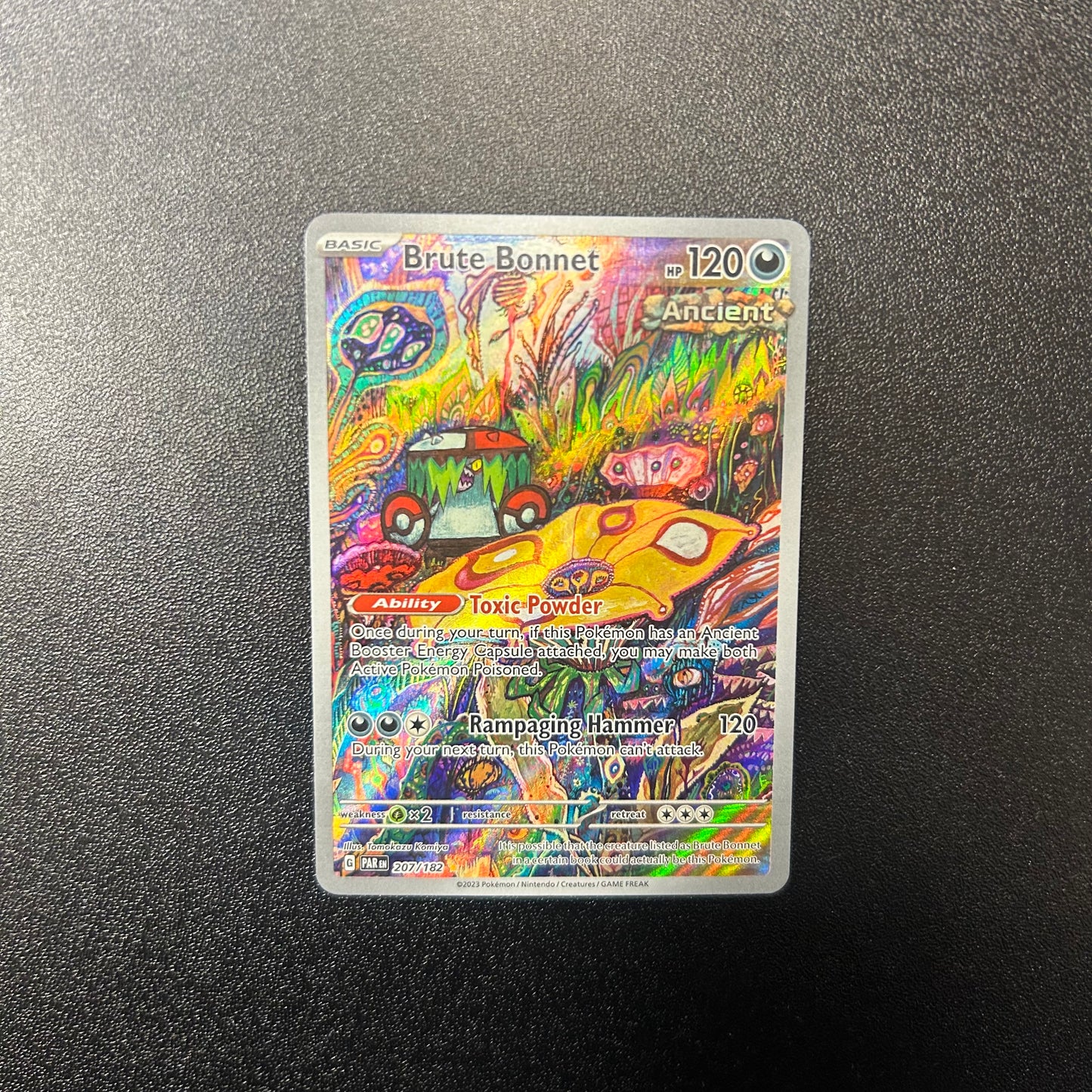 Pokemon TCG Brute Bonnet Full Art 207/182 Paradox Rift
