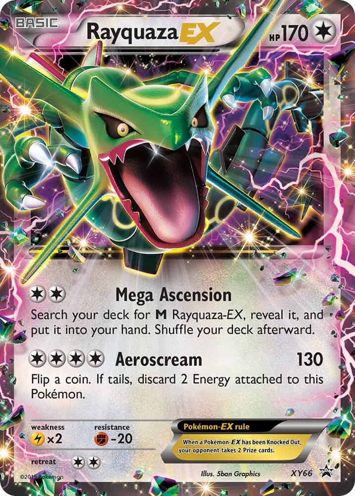 Pokemon Rayquaza EX XY66 XY Black Star Promos