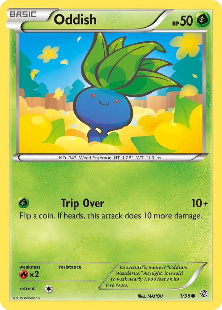 Pokemon Oddish 1/98 Ancient Origins