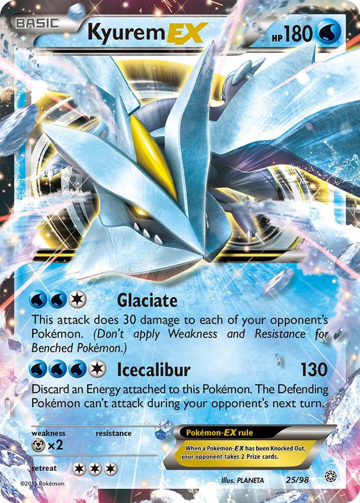 Pokemon Kyurem EX 25/98 Ancient Origins