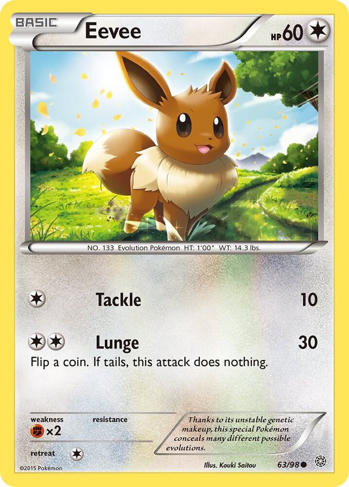 Pokemon Eevee 63/98 Ancient Origins