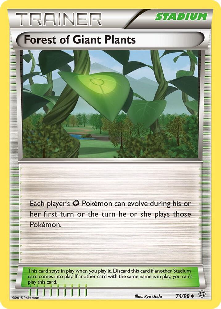 Pokemon Forest of Giant Plants 74/98 Ancient Origins