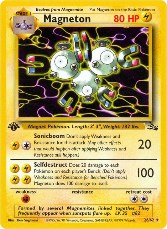 Pokemon Magneton #26 Fossil