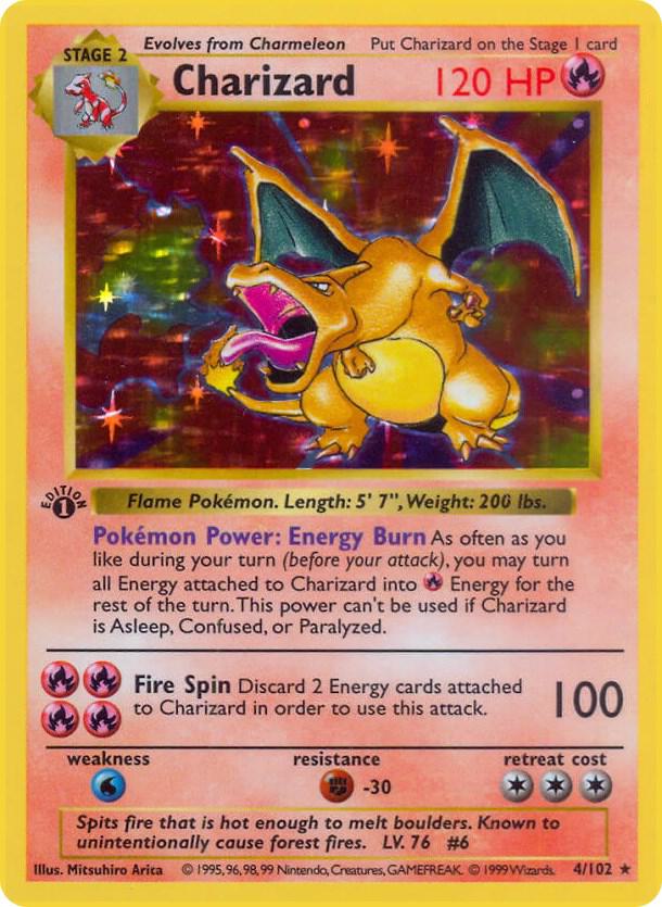 Pokemon Charizard #4 Base Set