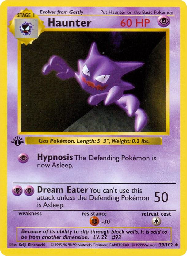 Pokemon Haunter #29 Base Set