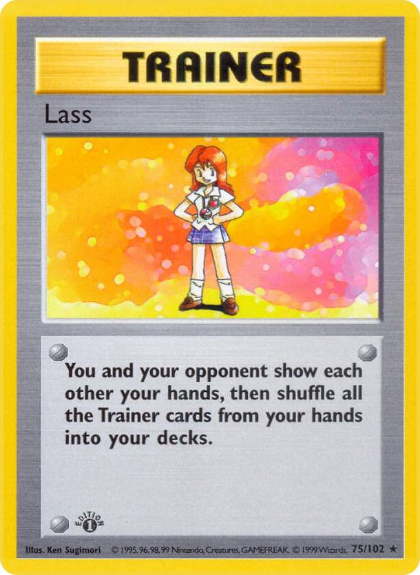 Pokemon Lass #75 Base Set