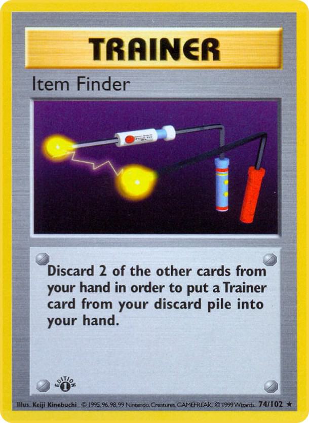 Pokemon Item Finder #74 Base Set
