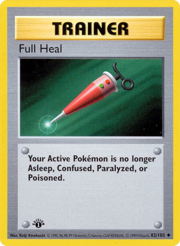 Pokemon Full Heal #82 Base Set