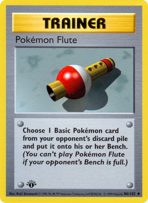 Pokemon Flute #86 Base Set