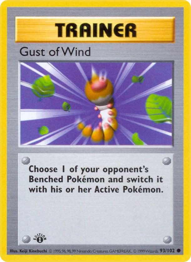 Pokemon Gust of Wind #93 Base Set