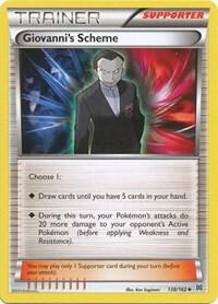 Pokemon Giovanni's Scheme 138/162 BREAKthrough