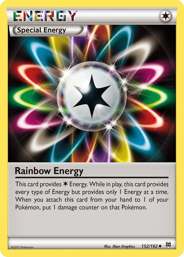 Pokemon Rainbow Energy 152/162 BREAKthrough