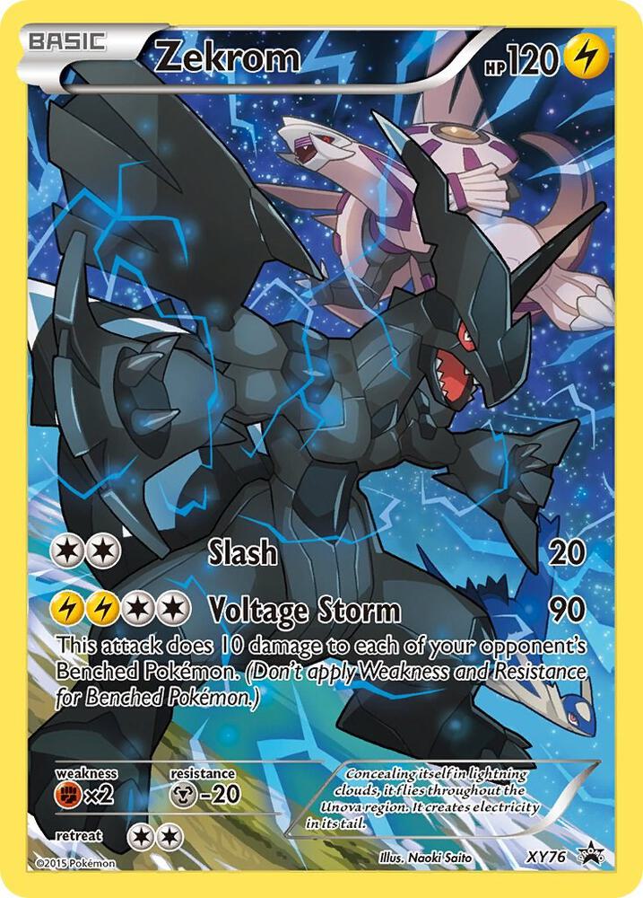 Pokemon Zekrom XY76 XY Black Star Promos