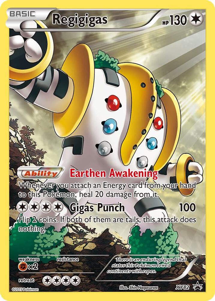 Pokemon Regigigas XY82 XY Black Star Promos