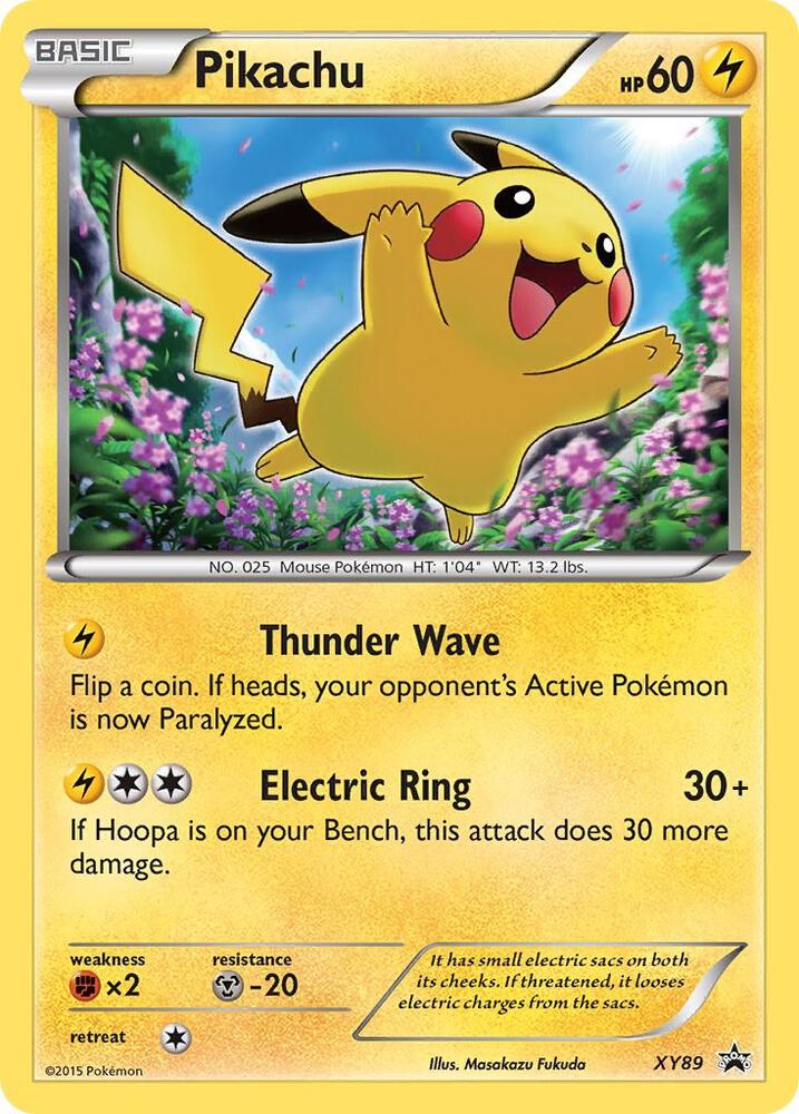 Pokemon Pikachu XY89 XY Black Star Promos