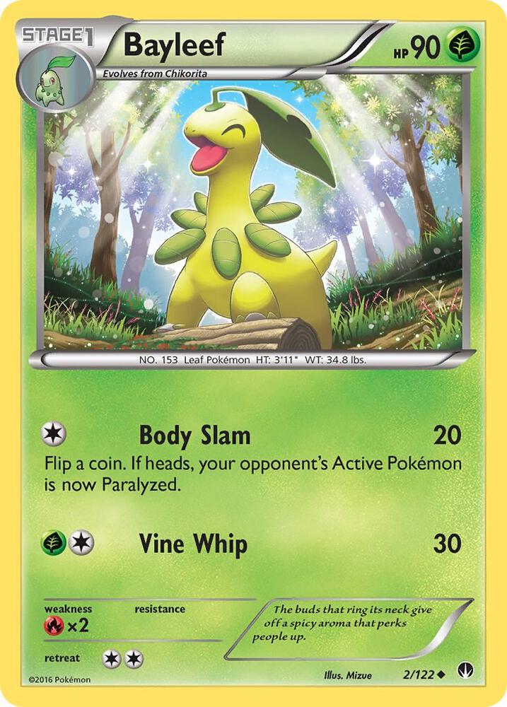 Pokemon Bayleef 2/122 BREAKpoint