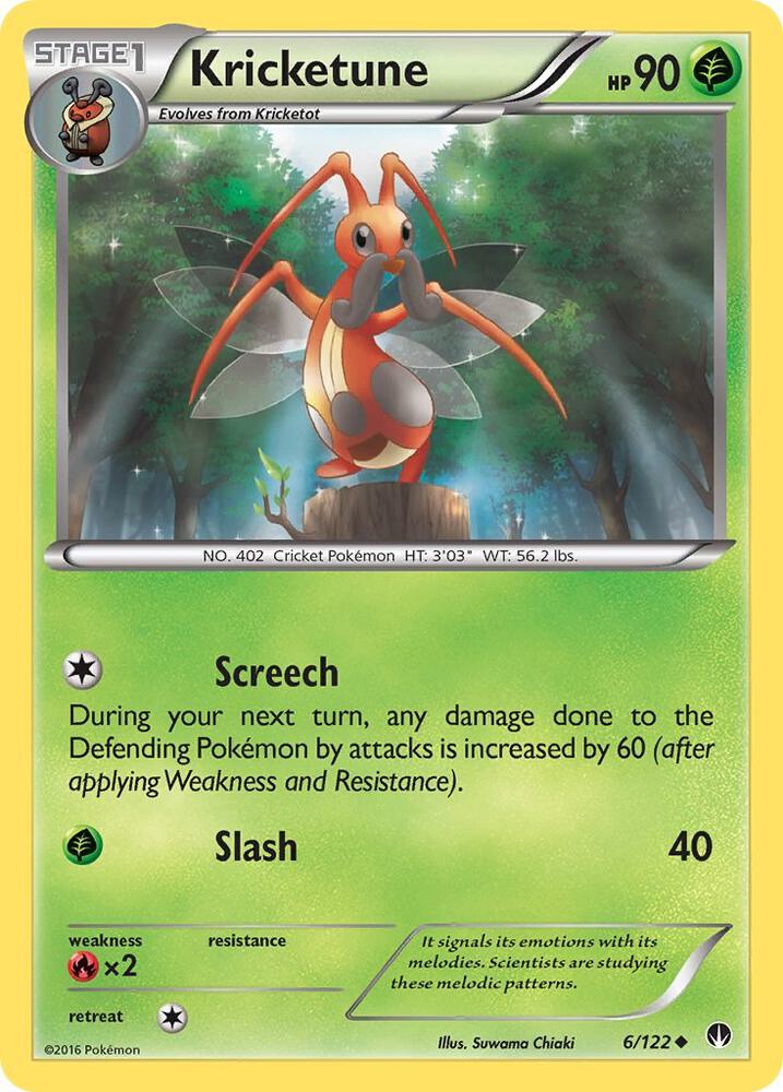 Pokemon Kricketune 6/122 BREAKpoint