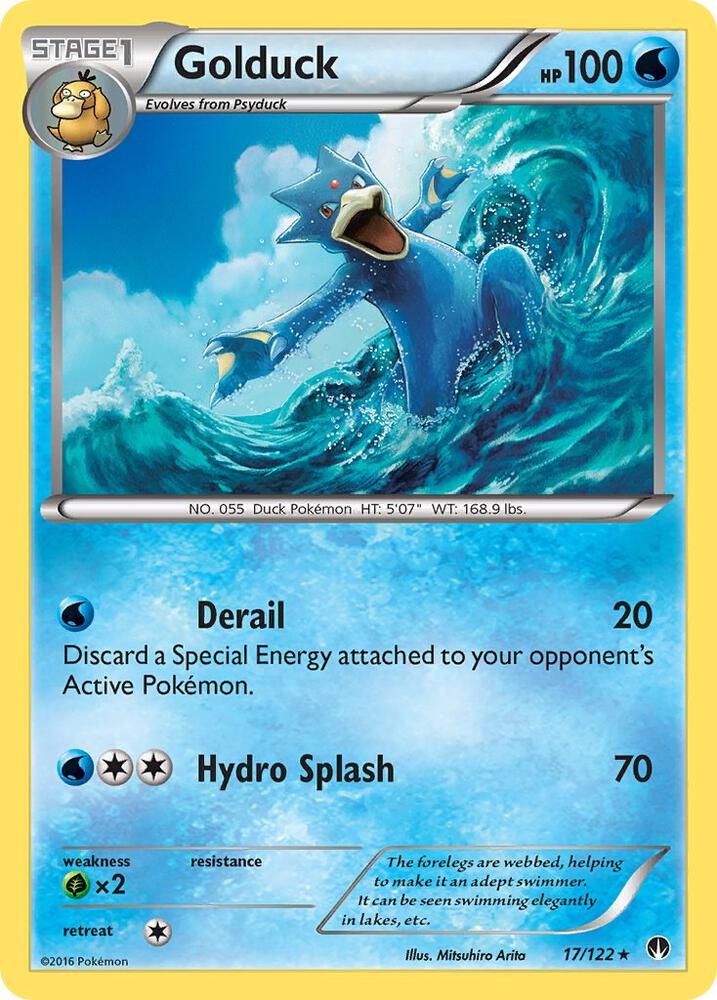 Pokemon Golduck 17/122 BREAKpoint
