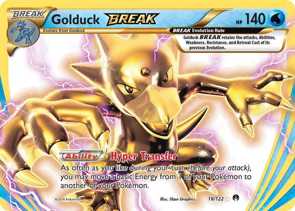 Pokemon Golduck BREAK 18/122 BREAKpoint