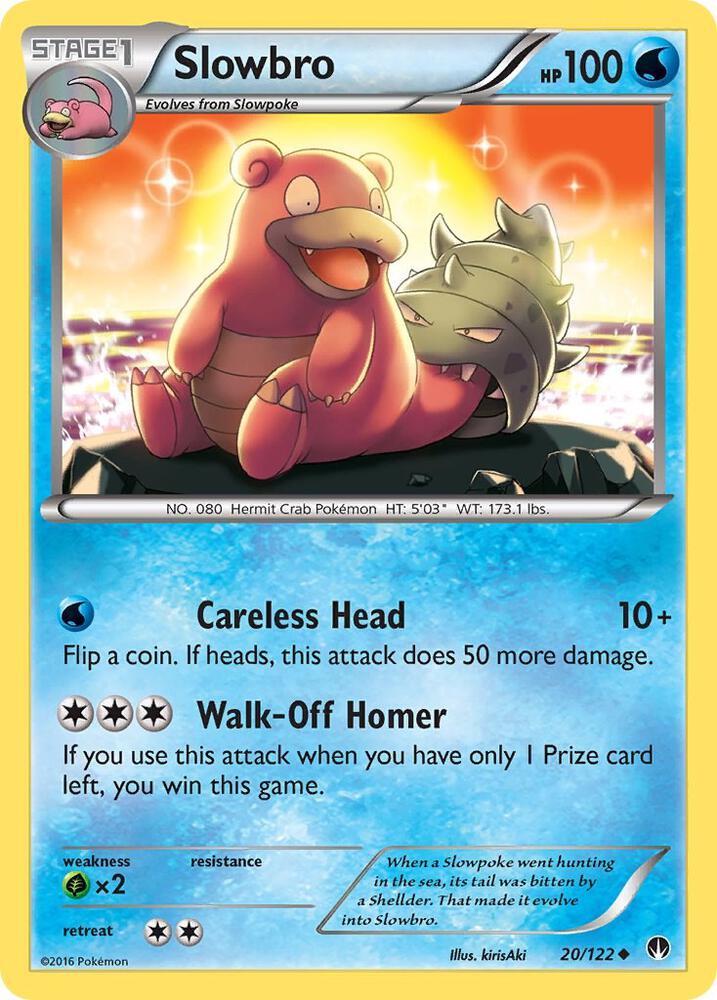 Pokemon Slowbro 20/122 BREAKpoint