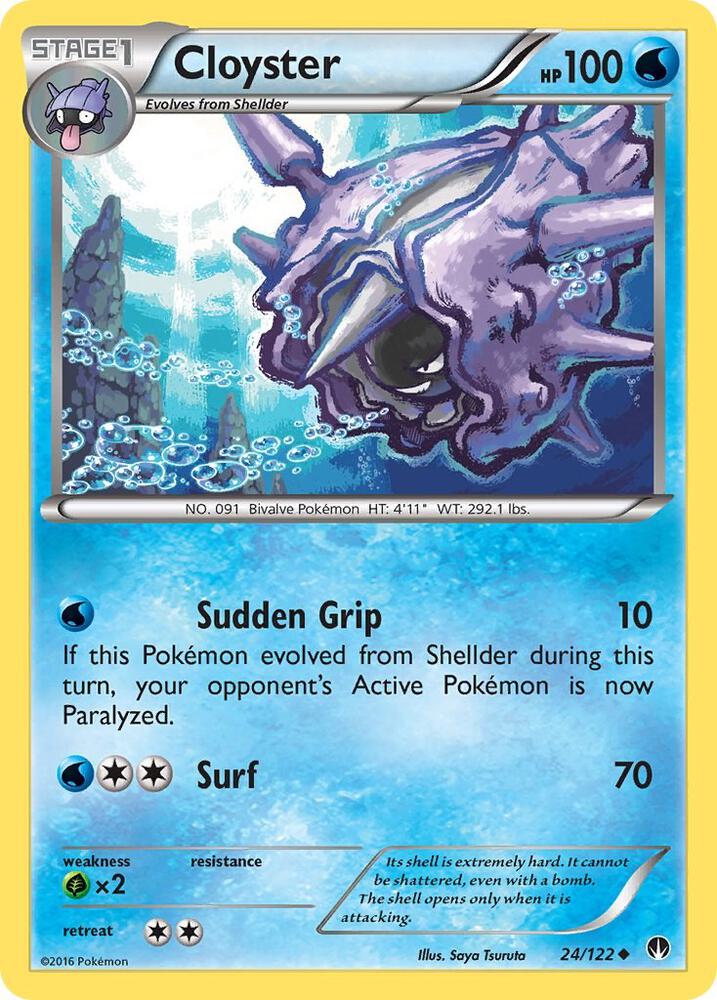 Pokemon Cloyster 24/122 BREAKpoint