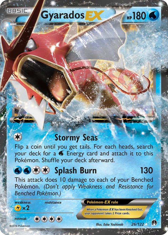 Pokemon Gyarados EX 26/122 BREAKpoint