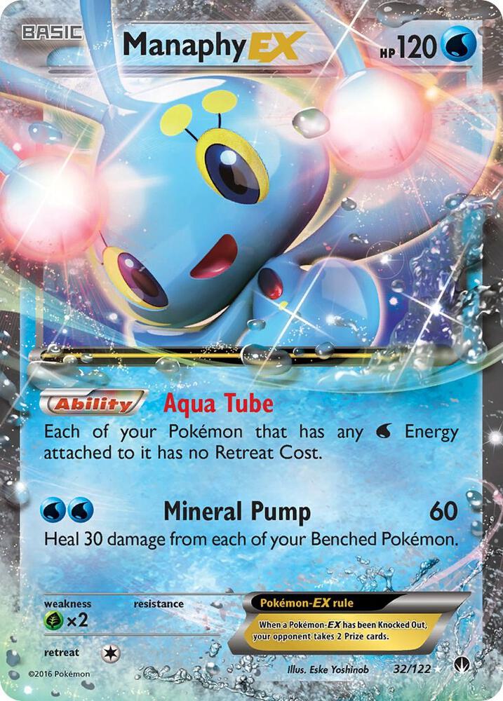 Pokemon Manaphy EX 32/122 BREAKpoint