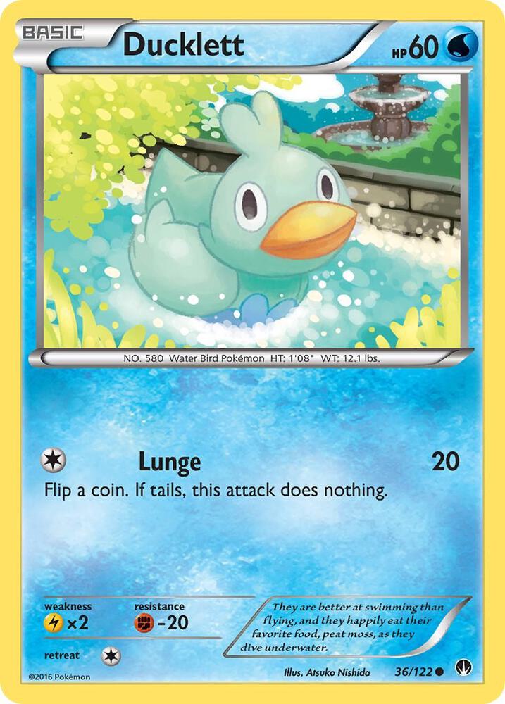 Pokemon Ducklett 36/122 BREAKpoint