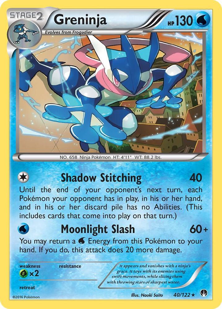 Pokemon Greninja 40/122 BREAKpoint