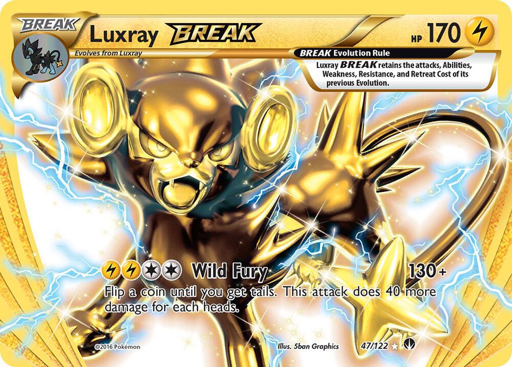 Pokemon Luxray BREAK 47/122 BREAKpoint