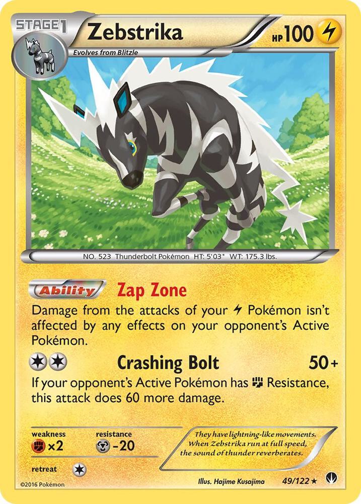 Pokemon Zebstrika 49/122 BREAKpoint
