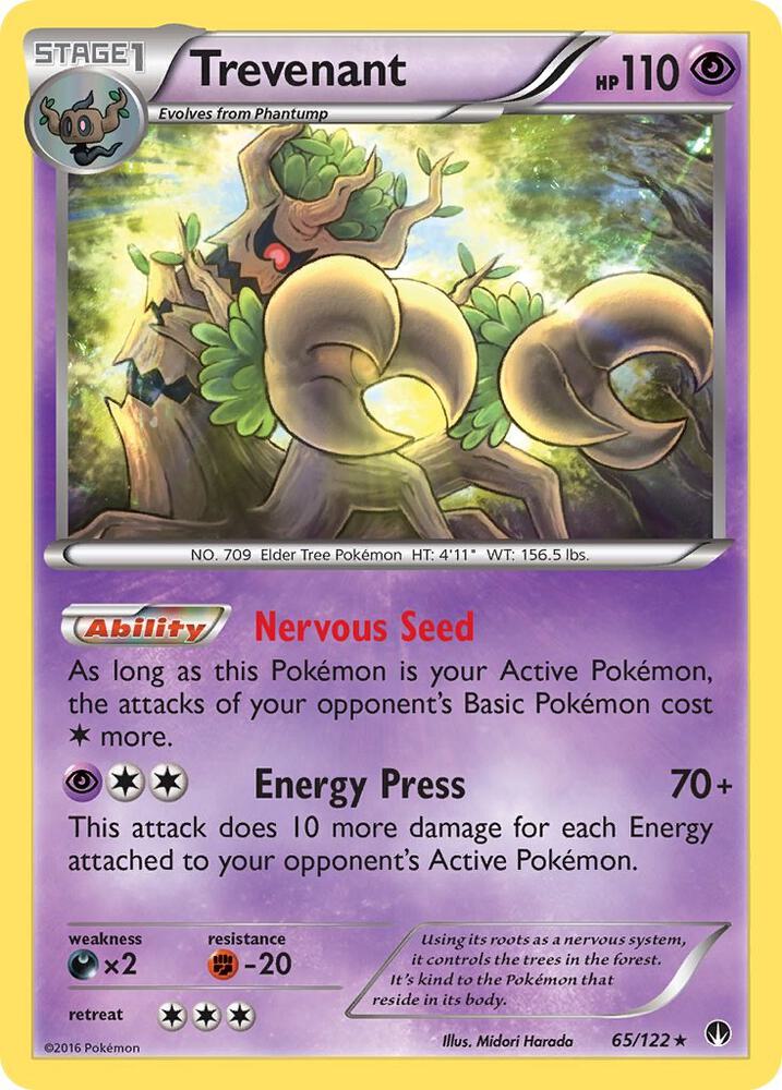 Pokemon Trevenant 65/122 BREAKpoint