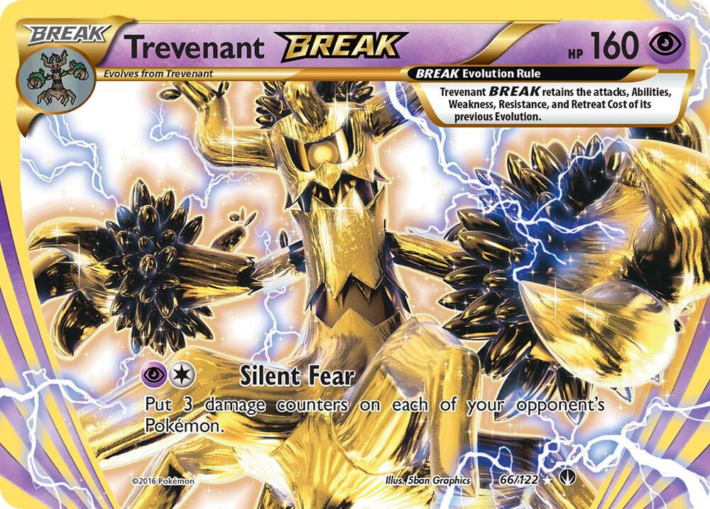 Pokemon Trevenant BREAK 66/122 BREAKpoint
