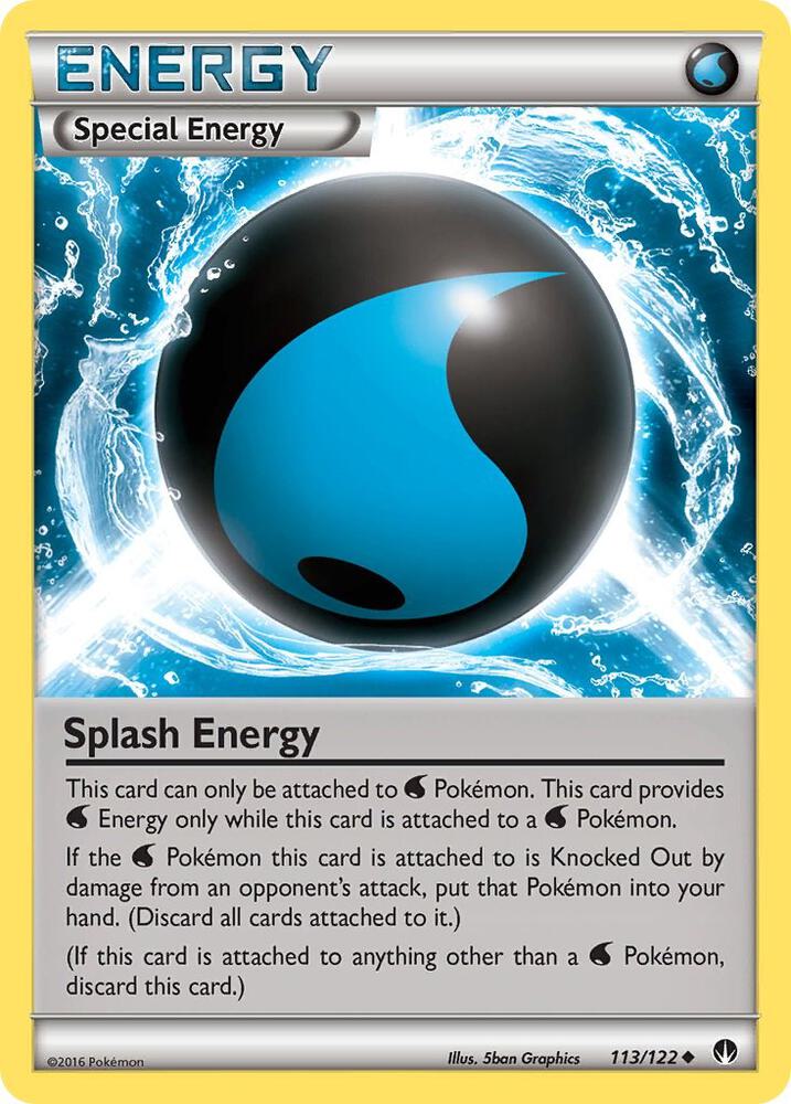 Pokemon Splash Energy 113/122 BREAKpoint