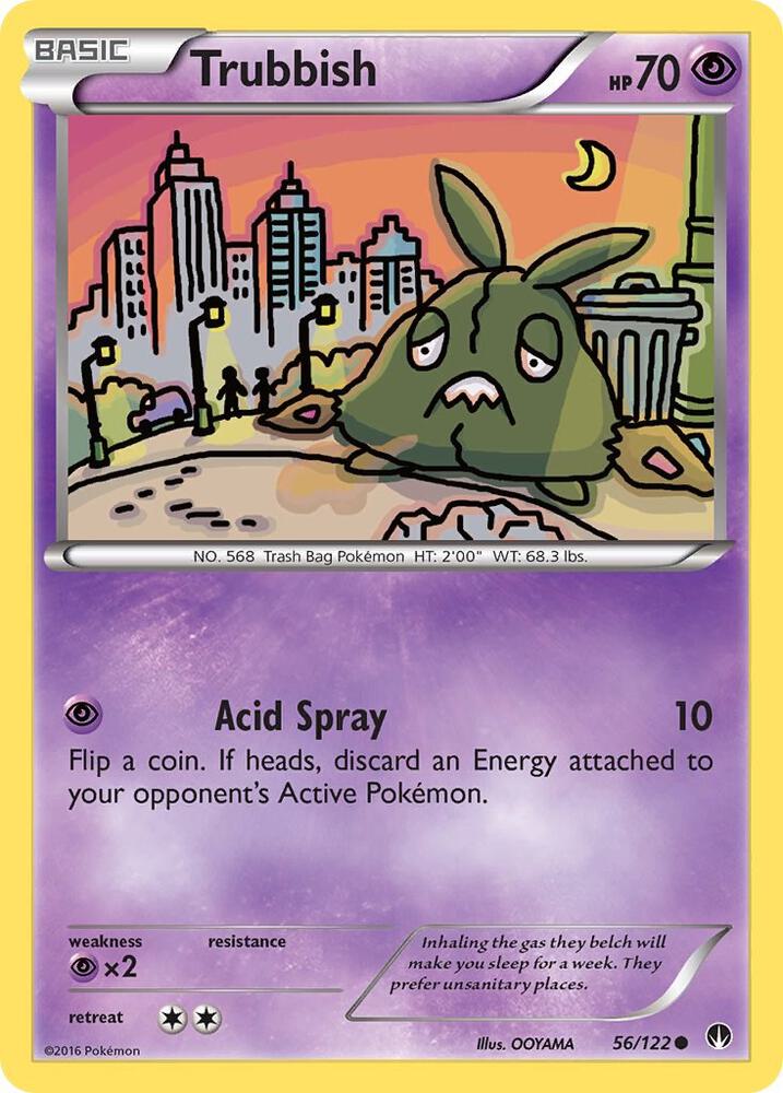 Pokemon Trubbish 56/122 BREAKpoint