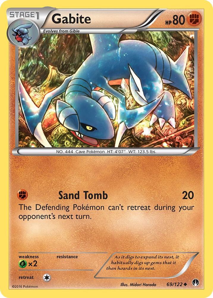 Pokemon Gabite 69/122 BREAKpoint