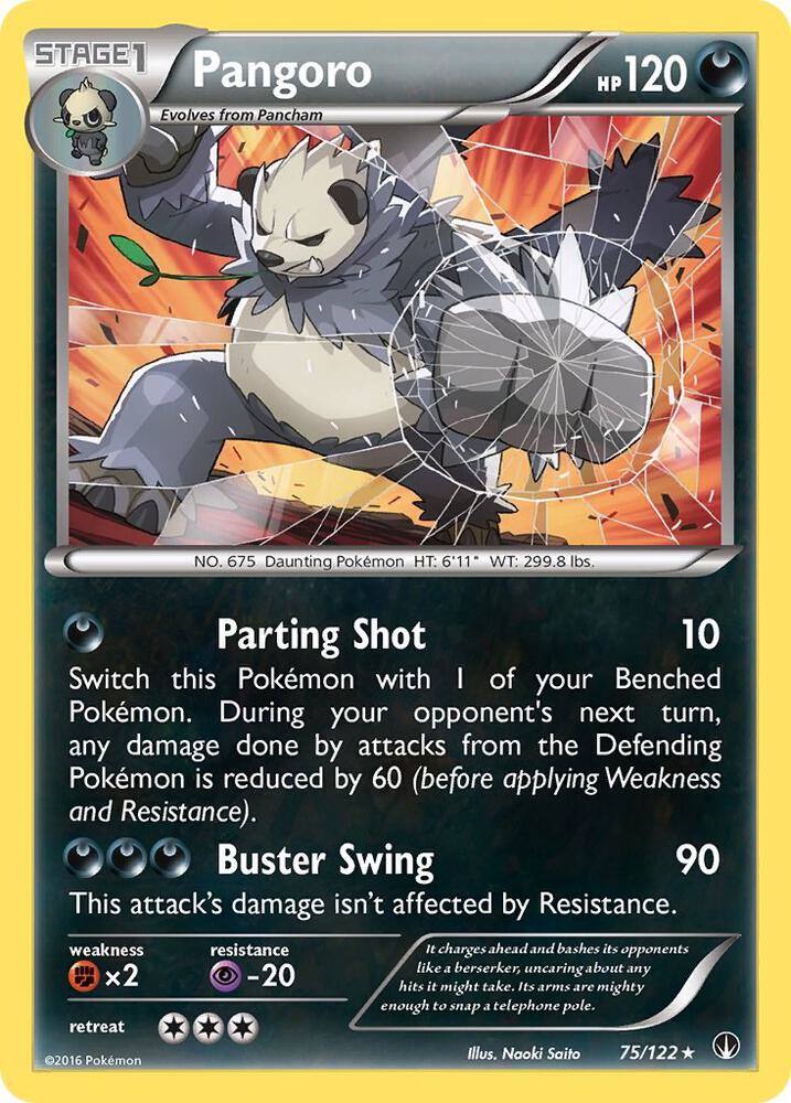 Pokemon Pangoro 75/122 BREAKpoint