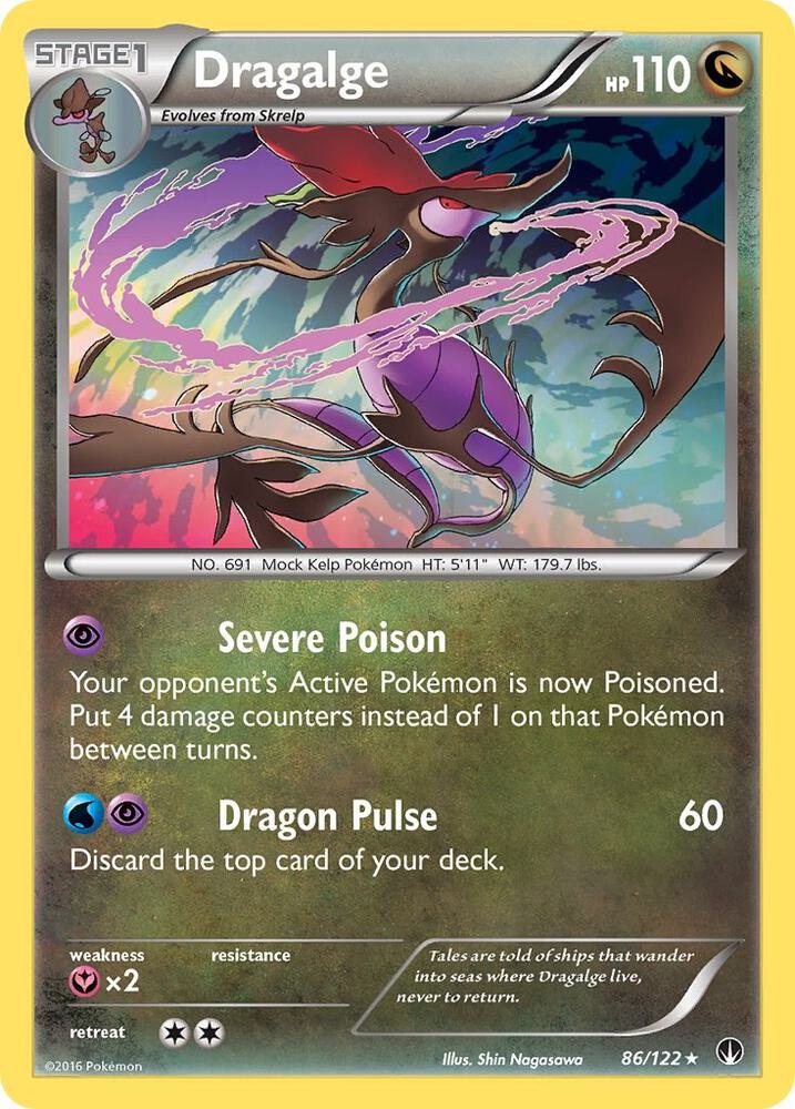 Pokemon Dragalge 86/122 BREAKpoint