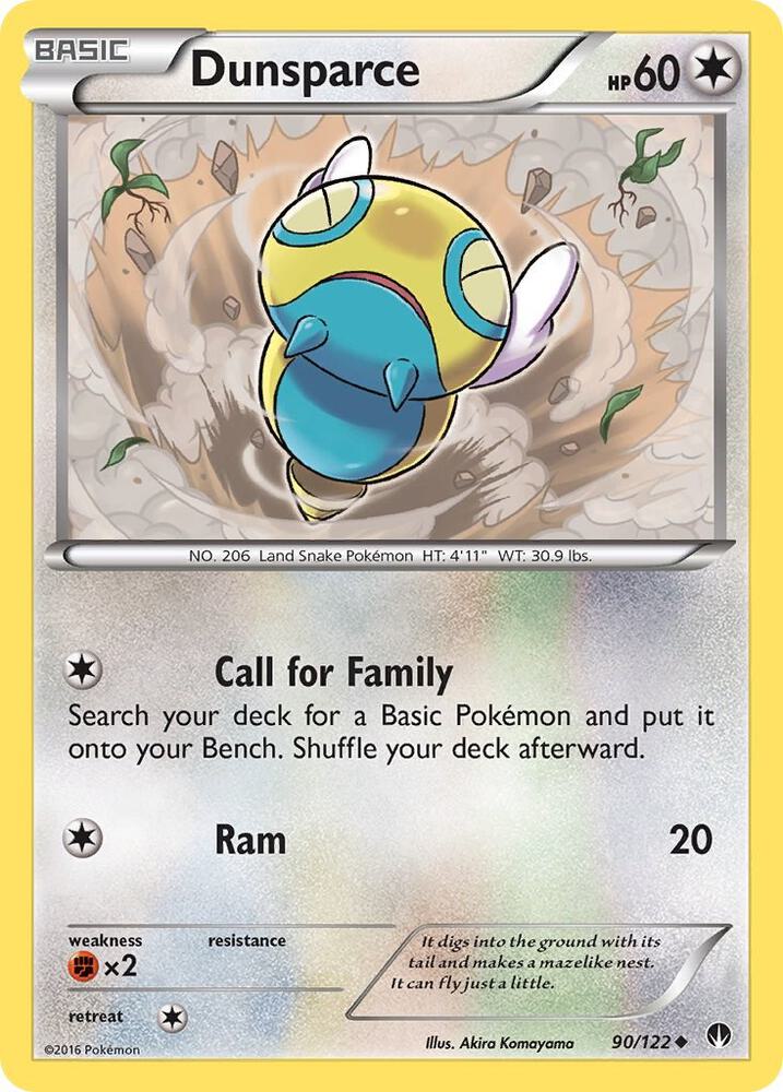 Pokemon Dunsparce 90/122 BREAKpoint