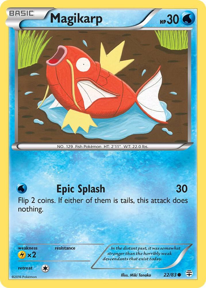 Pokemon Magikarp 22/83 Generations