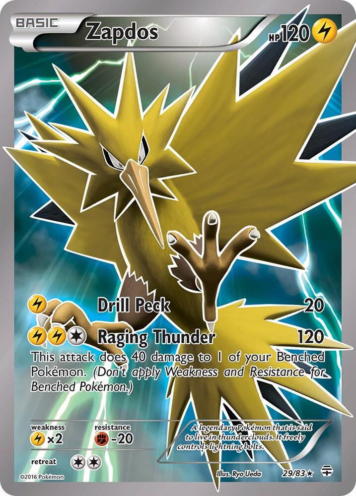 Pokemon Zapdos 29/83 Generations