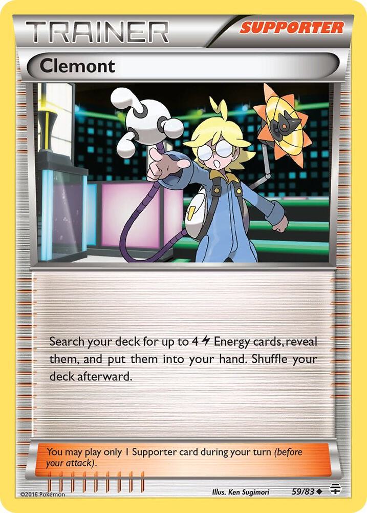 Pokemon Clemont 59/83 Generations