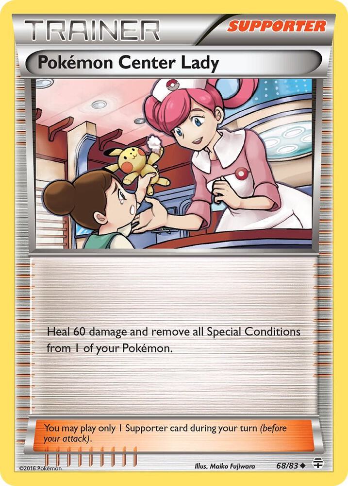 Pokemon Pokémon Center Lady 68/83 Generations
