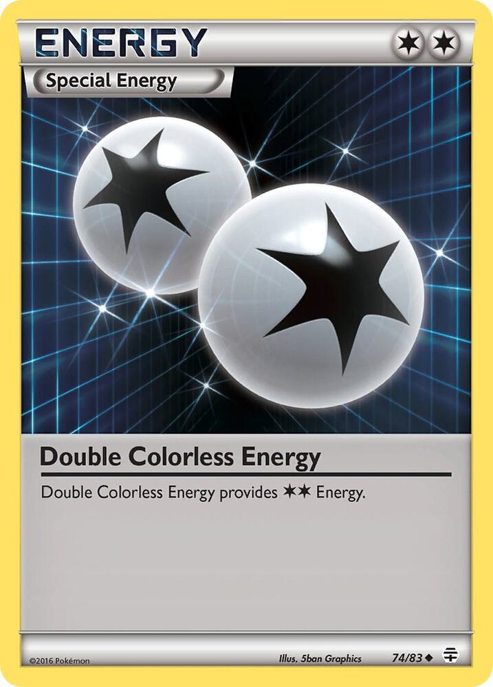 Pokemon Double Colorless Energy 74/83 Generations