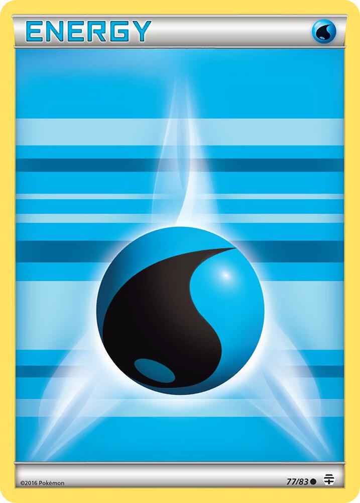 Pokemon Water Energy 77/83 Generations