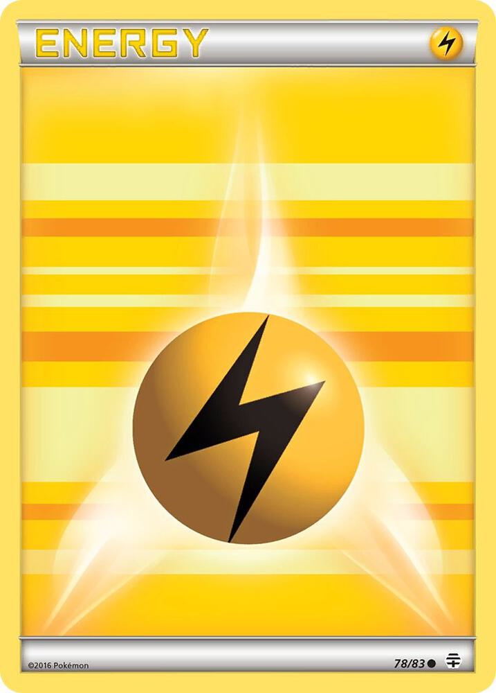Pokemon Lightning Energy 78/83 Generations