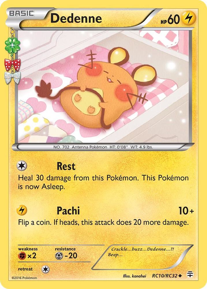 Pokemon Dedenne RC10/RC32 Generations