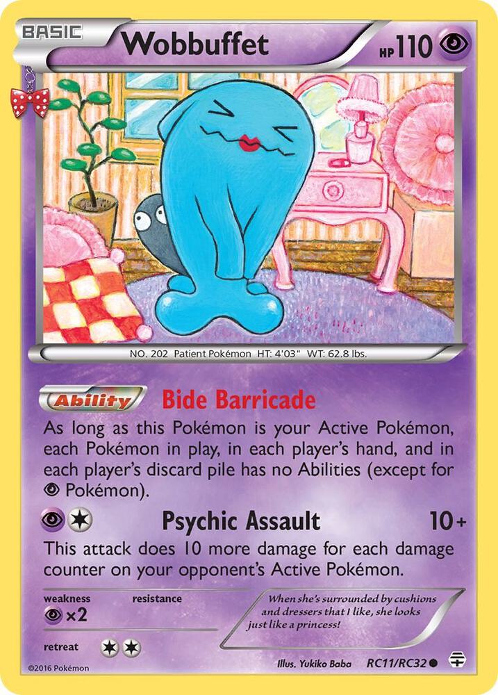 Pokemon Wobbuffet RC11/RC32 Generations