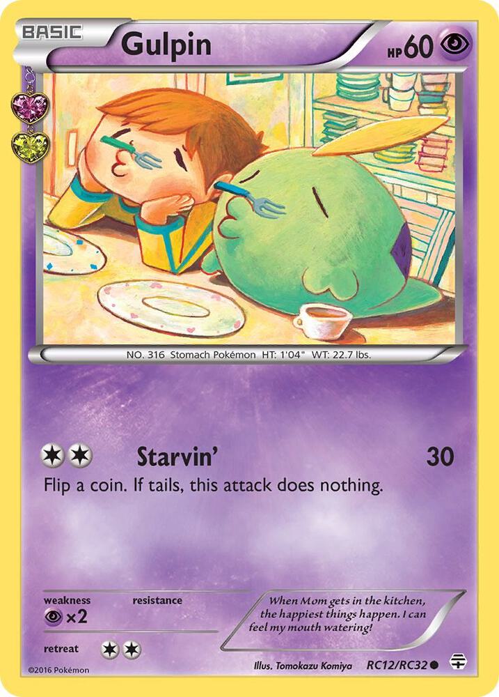 Pokemon Gulpin RC12/RC32 Generations