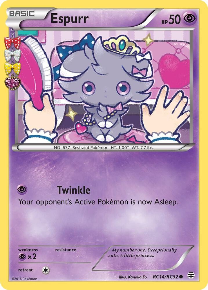 Pokemon Espurr RC14/RC32 Generations